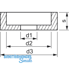 Rosette 90 M 6 Polyamid schwarz fr Zylinderkopfschraube