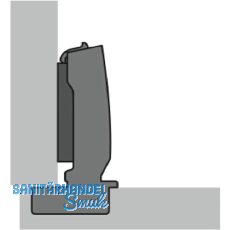 HETTICH SENSYS Topfscharnier 8645i TH FIX aufliegend- W 110