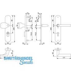 HOPPE SH-Wechselgt. STOCKHOLM m LS PZ88, TS67-72, SST 8, 5mK., C3, Ed.