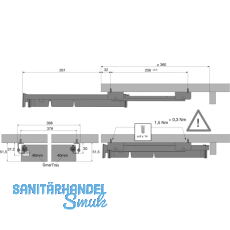 HETTICH SMARTRAY Materialschale; Hhe: 40 mm; Kunststoff schwarz