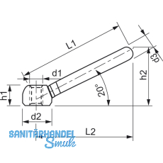 Spannmutter M16 Edelstahl 1.4301