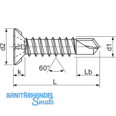 SPAX-FEX A Fensterbohrschraube 3.9x 16 PH 2 Stahl silber fr Kunststoffprofile