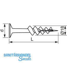 TOX Isolierdbel A-ISOL 85 Dmmstoffdbel wei