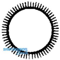 BLU-DAN Chrominox-Rundfeile bastard 250 mm