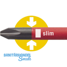 WIHA Bit-Magazinhalter VDE slim Schlitz/Phillips/Plus/Minus 6-teilig