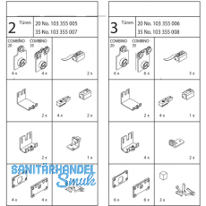EKU COMBINO 20/35 H MS - Beschlgegrt. 2 trig, TK 20 Kg
