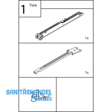 Dmpfung EKU DIVIDO 100, Kunststoff grau