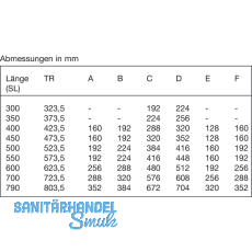 ACCURIDE DS5321 Kugelkfigfhrung - berauszug, L 500 mm, Edelstahl