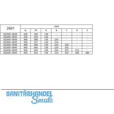 ACCURIDE 2601 Kugelkfigfhrung - Vollauszug, Lnge 500 mm, Stahl chromatiert