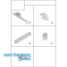 EKU CLIPO 36 HM IS Beschlgegarnitur, 1 Tre