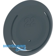 GE Mapress Stopfen Muffe anthrazit d 35