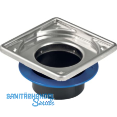 Geberit Einlauftrichter m. Rost ES 8x8cm