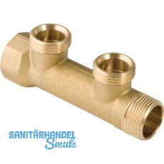 Geberit Verteiler 2 fach, 1", 3/4" EK