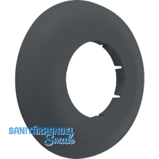 GE Wandrosette flach, d32, schwarz