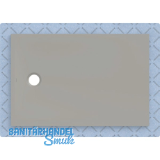 DUF CF30 integr. 120x80cm grau