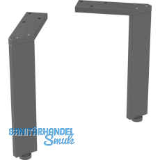 Geberit Fuesse Set H2,5cm, schwarz