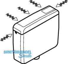 Geberit Splkasten AP127 m 5