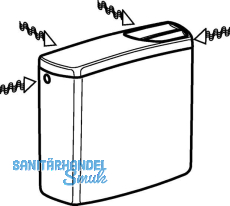 Geberit Splkasten AP140 m 3