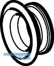 Geberit Gummi-Nippel d 32 x 1 1/4"