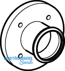 Geberit Mapress Kupfer Gas Flansch