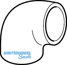 Geberit PE Winkel 88,5 Grad d 63mm