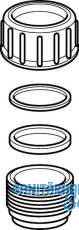 Geberit PE Verschraubung komplett
