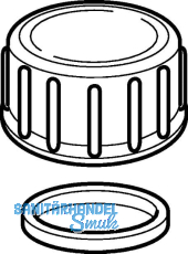 Geberit PE Verschlusskappe d 63mm