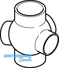 Geberit PE Abzweiger 3teilig