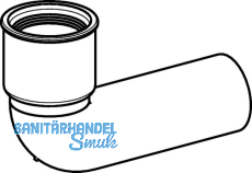 Geberit PE Bogen fr Bodenklosett mit