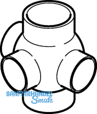 Geberit PE Abzweiger 3teilig