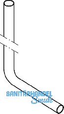 Geberit Splbogen 90 Grad, weiss118007