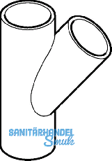 Geberit PE Abzweiger fr waagrechten