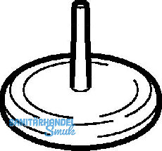 Geberit Verschlussdeckel PEHD zum