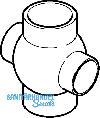 Geberit PE Doppel-Abzweiger