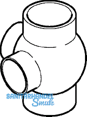 Geberit PE Doppel-Kugelabzweiger