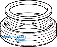 Geberit Reduzierung 1 1/2"x1 1/4"