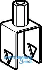Geberit Tragschienen-Aufhngeelement