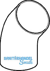 Geberit PE Bogen 45 Grad d 200 370045