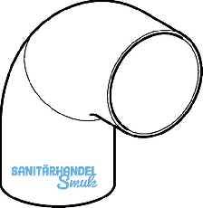 Geberit PE Bogen 90 Grad d 200 370055