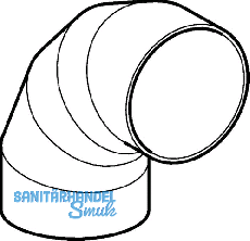 Geberit PE Bogen 90 Grad d 250 371055