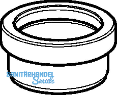 Geberit PE Steckmuffe kurze Ausf. nur f.