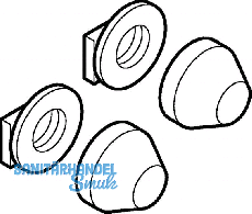 Geberit Deckkappen f.WC u.Urinal