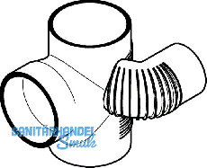 Geberit Silent-db20 Schachtabzweiger li