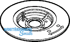 Geberit Pluvia Befestigungsscheibe