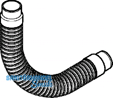Geberit Pluvia Anschlussrohr flexibel