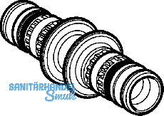 Geberit Mepla Kupplung d 40mm 625505