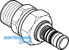Geberit Mepla bergangsverschraubung
