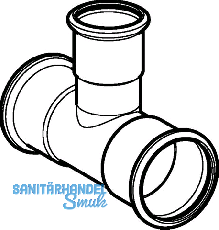 Geberit Mapress C-Stahl T-Stck mit