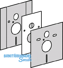 Geberit Abdeckplatte Edelstahl fr