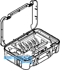 Geberit Pressbackenkoffer leer